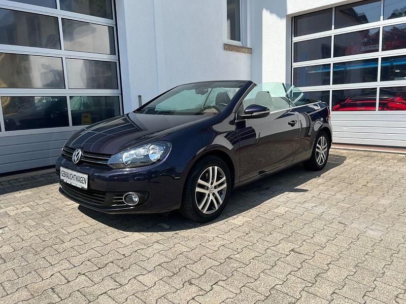 Violett Gebraucht 2011 VW Golf Cabriolet Cabrio | 9.990 € (Fairer Preis) - Bild 1/4