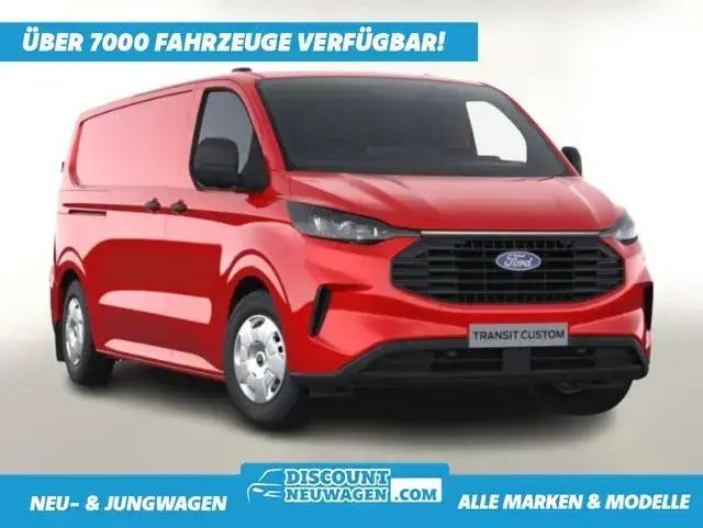 Race red Neu 2024 Ford Transit Custom Trend Limousine | 35.799 € (Superpreis) - Bild 1/4