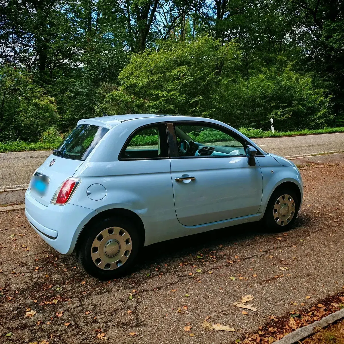 Gebraucht Fiat 500 69 PS (50 kW) 2009 Blau Cabrio