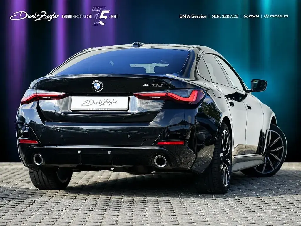 Gebraucht BMW 420 M Sport 190 PS (139 kW) 2025 Saphirschwarzmetallic Coupé