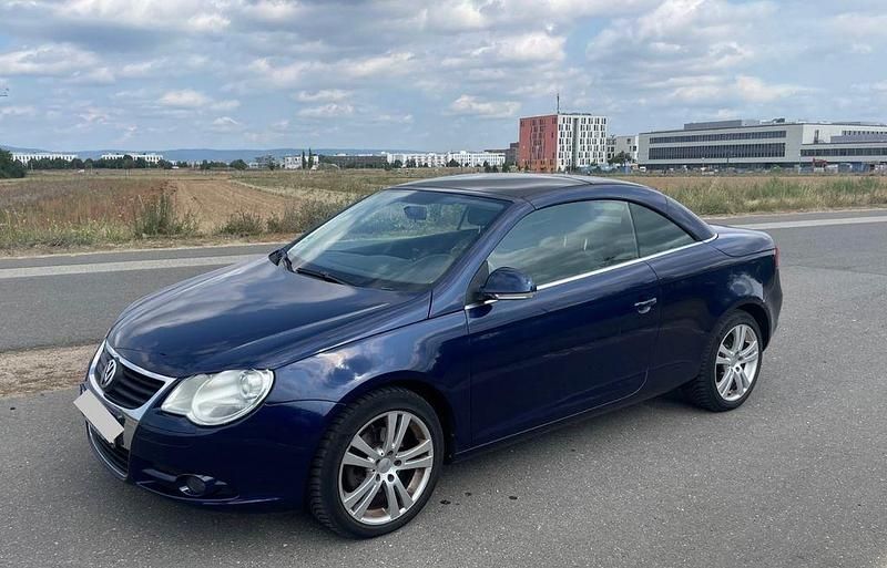 Blau Gebraucht 2007 VW Eos Cabrio | 3.699 € (Superpreis) - Bild 1/4