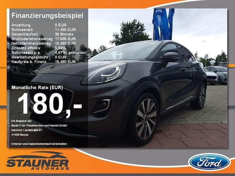 Grau Gebraucht 2021 Ford Puma Titanium X SUV | 14.980 € (Superpreis) - Bild 1/4