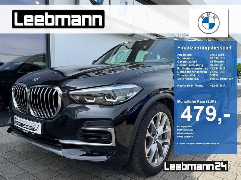 Saphirschwarz metallic Gebraucht 2021 BMW X5 xLine SUV | 46.999 € (Superpreis) - Bild 1/4