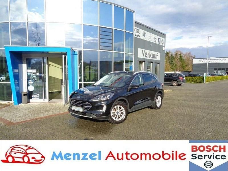 Obsidianschwarz metallic Gebraucht 2021 Ford Kuga Titanium X SUV | 22.900 € (Fairer Preis) - Bild 1/4