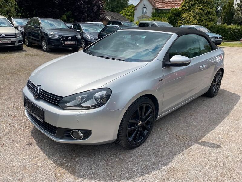 Silber Gebraucht 2016 VW Golf Cabriolet LOUNGE Cabrio | 12.950 € (Fairer Preis) - Bild 1/4