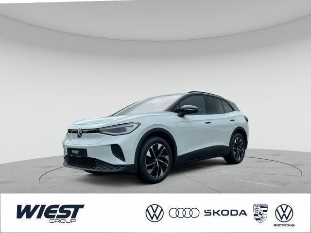 Gletscherweiß metallic / schwarz Neu 2024 VW ID.4 Pure SUV | 46.988 € (Teuer) - Bild 1/4