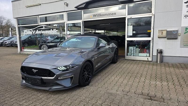 Grau Gebraucht 2022 Ford Mustang GT Convertible Cabrio | 38.900 € (Superpreis) - Bild 1/4