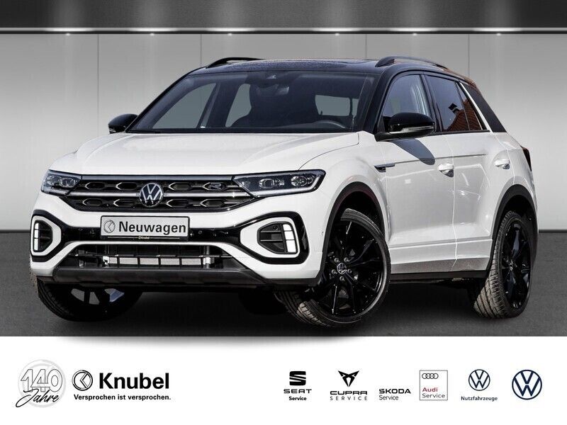 Pure white Neu 2025 VW T-Roc R-line SUV | 46.400 € - Bild 1/4