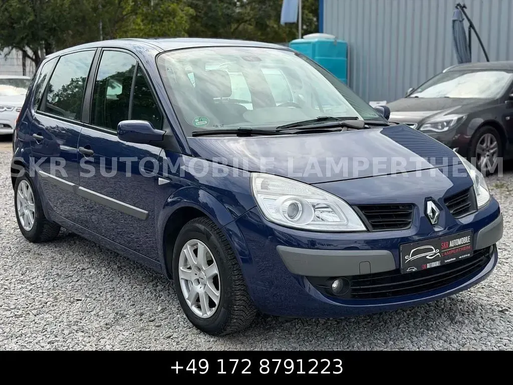 Gebraucht Renault Scénic II Avantage 111 PS (81 kW) 2008 Blau Van / Kleinbus