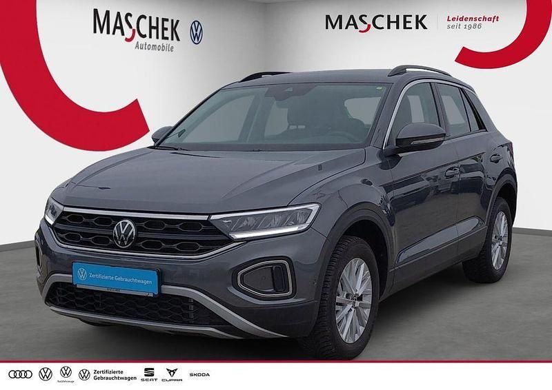 Indiumgrau metallic Gebraucht 2023 VW T-Roc Life SUV | 23.840 € (Guter Preis) - Bild 1/4