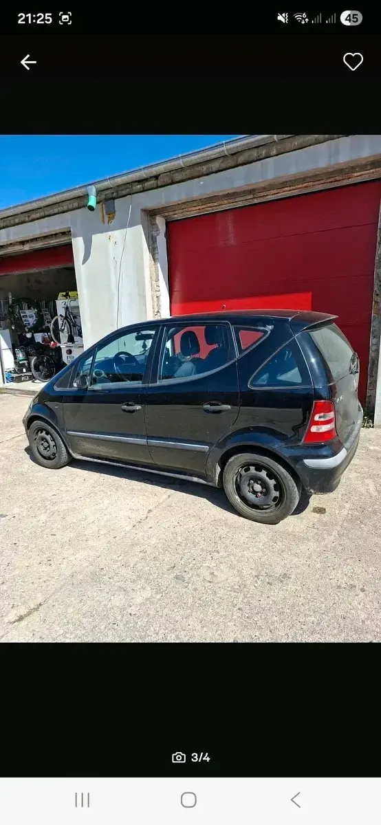 Gebraucht Mercedes A160 102 PS (75 kW) 2003 Schwarz Kleinwagen
