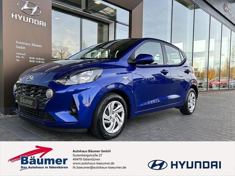Blau Gebraucht 2021 Hyundai i10 Select Kleinwagen | 11.490 € (Fairer Preis) - Bild 1/4