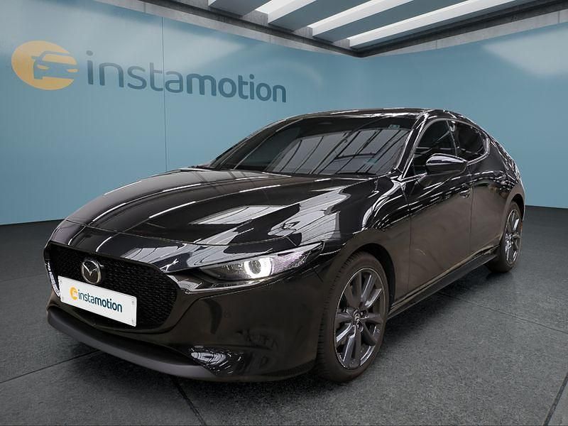 Schwarz Gebraucht 2025 Mazda 3 Limousine | 27.449 € (Teuer) - Bild 1/4
