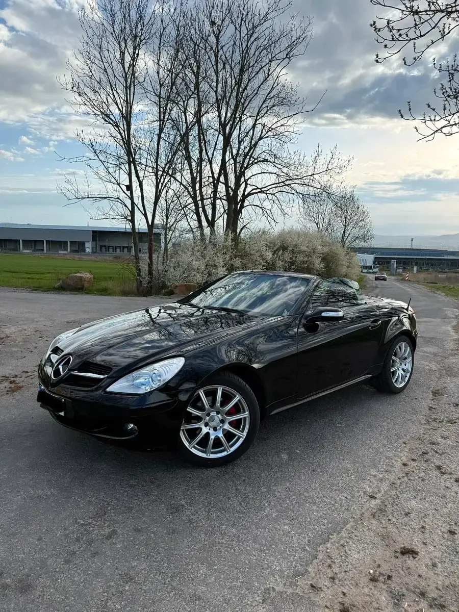 Usata Mercedes SLK200 163 CV (119 kW) 2004 Nero Cabrio