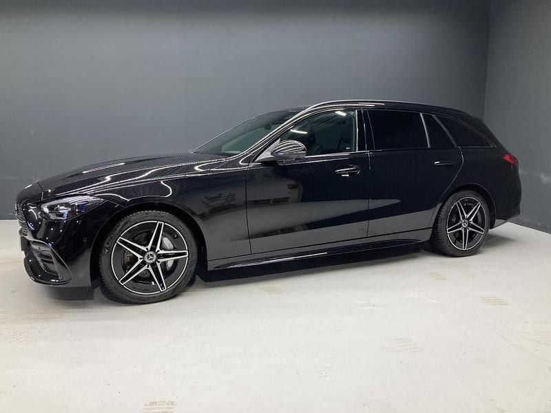 Schwarz Gebraucht 2024 Mercedes C200 AMG Limousine | 48.950 € - Bild 1/3