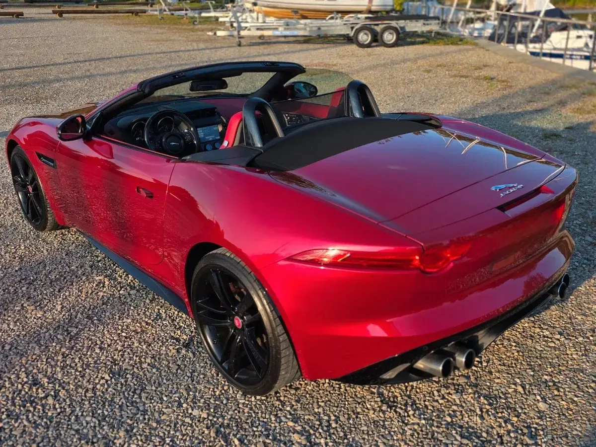 Gebraucht Jaguar F-Type R 551 PS (405 kW) 2015 Rot Cabrio