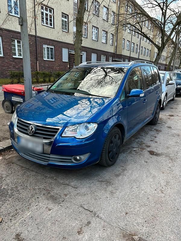 Gebraucht VW Touran Trendline 140 PS (102 kW) 2008 Blau Van / Kleinbus