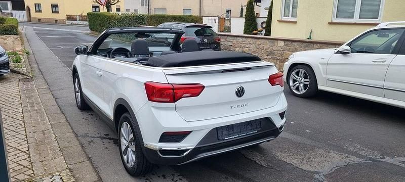 Gebraucht VW T-Roc Cabriolet Style 150 PS (110 kW) 2021 Weiß Cabrio