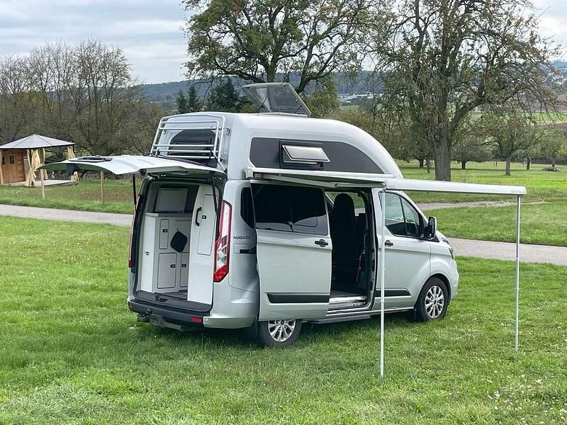 Gebraucht Ford Transit Custom Nugget 170 PS (125 kW) 2019 Silber Van / Kleinbus