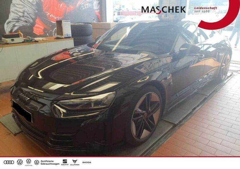 Mythosschwarz metallic Gebraucht 2022 Audi e-tron GT quattro Ambiente Limousine | 55.740 € (Superpreis) - Bild 1/4