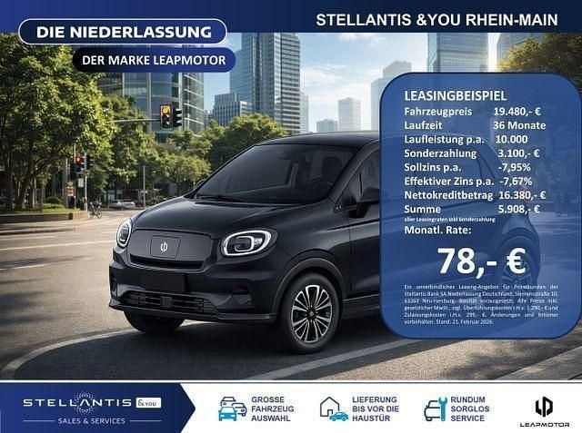 Neu Leapmotor T03 69 kW (95 PS) 2026 Grau Kleinwagen
