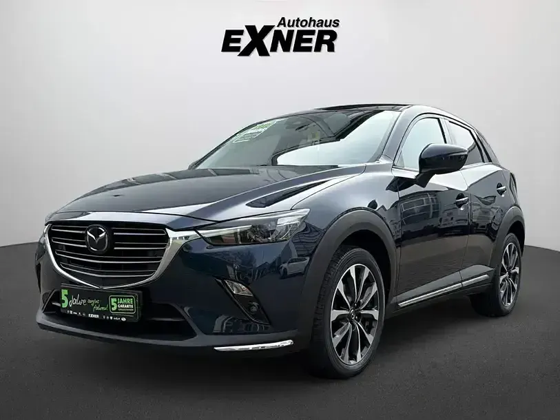 Gebraucht Mazda CX-3 Sports-Line 116 PS (85 kW) 2018 Deep crystal blue SUV