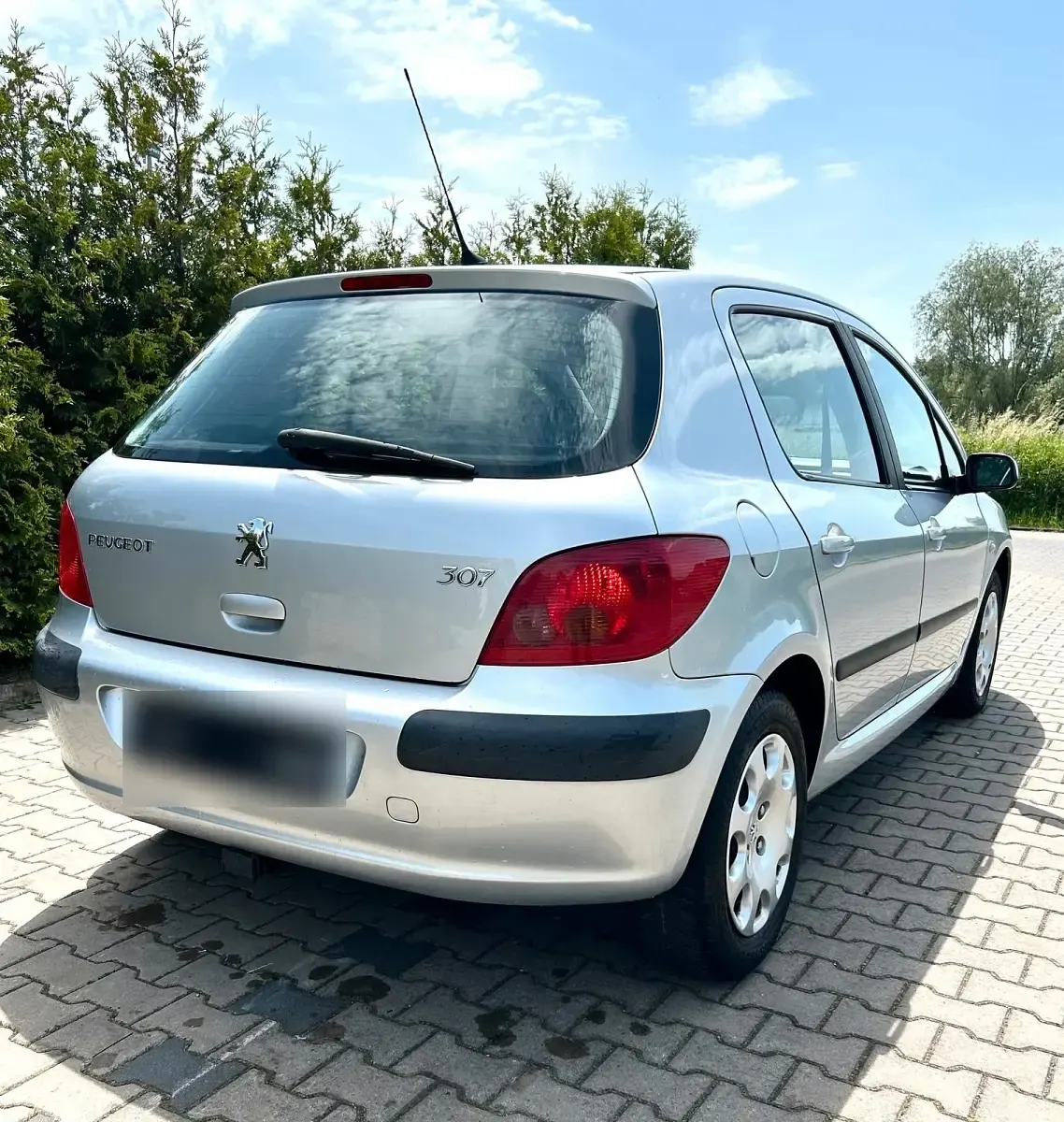 Gebraucht Peugeot 307 109 PS (80 kW) 2002 Silber Limousine