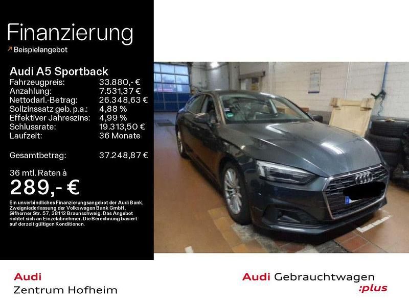 Gebraucht Audi A5 Sportback Performance 286 PS (210 kW) 2022 Grau Kleinwagen