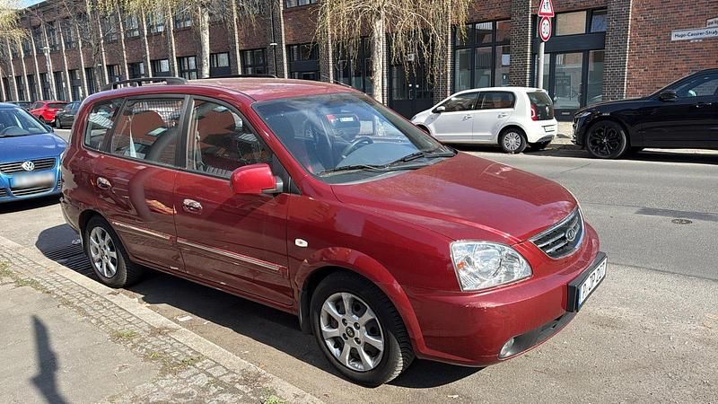 Gebraucht Kia Carens EX 113 PS (83 kW) 2004 Rot Van / Kleinbus