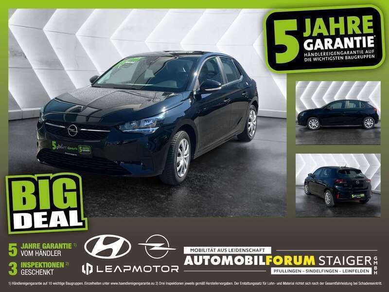Diamant schwarz/karbon schwarz Gebraucht 2022 Opel Corsa Edition Kleinwagen | 13.490 € (Fairer Preis) - Bild 1/4