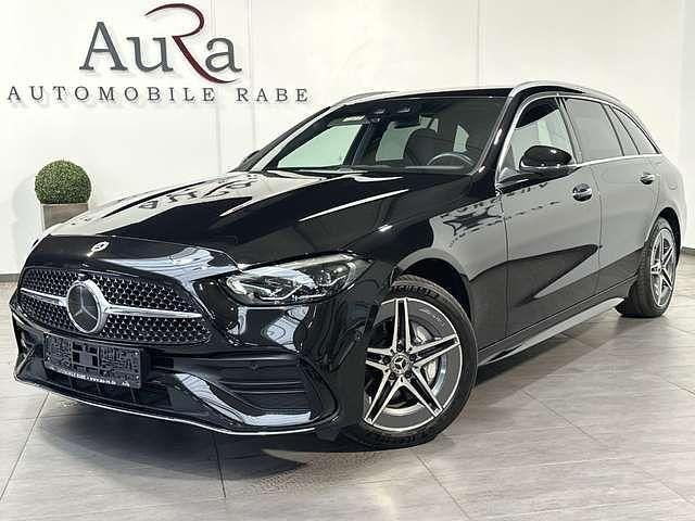 Schwarz Gebraucht 2023 Mercedes C300e AMG line Kombi | 39.749 € (Fairer Preis) - Bild 1/4