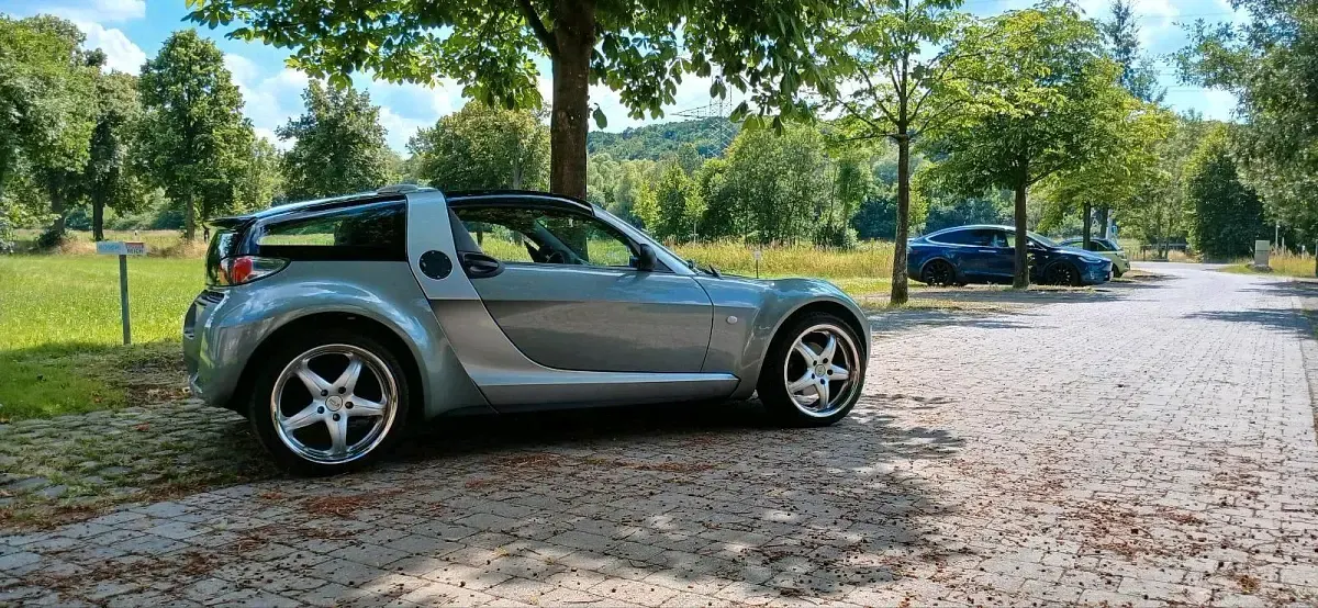 Gebraucht Smart Roadster 88 PS (64 kW) 2003 Silber Cabrio