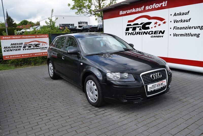Gebraucht Audi A3 Sportback Attraction 102 PS (75 kW) 2007 Schwarz Kleinwagen