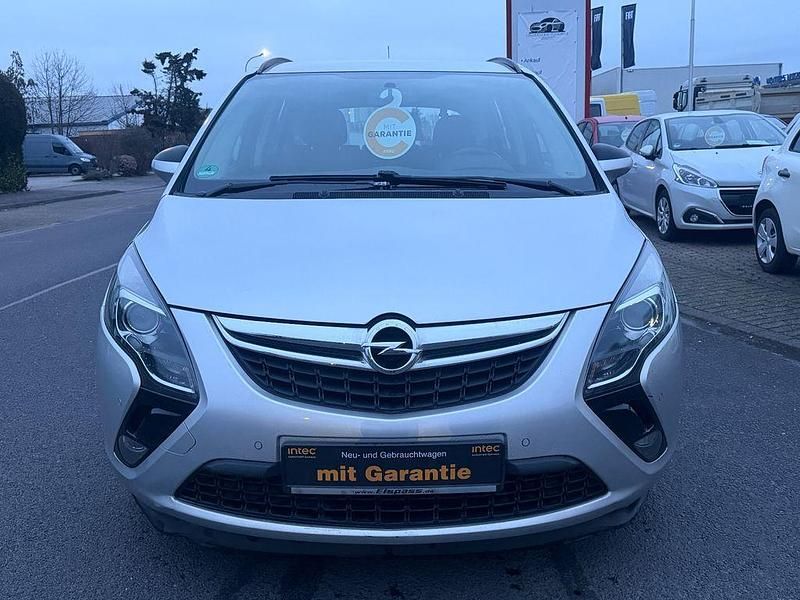 Gebraucht Opel Zafira Tourer Edition 110 PS (80 kW) 2013 Silber Van / Kleinbus