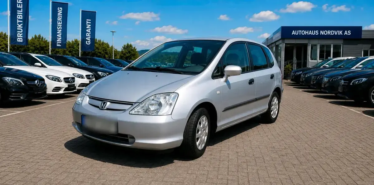 Gebraucht Honda Civic 90 PS (66 kW) 2003 Silber Limousine