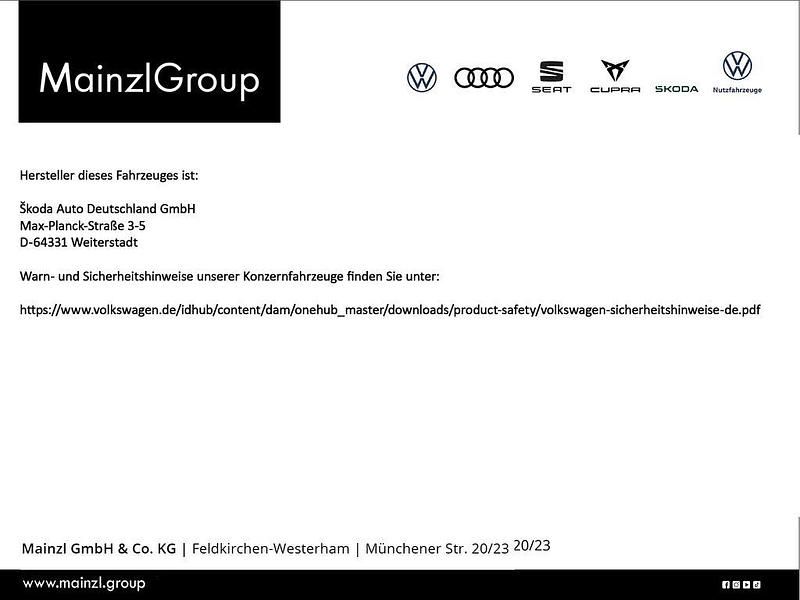 Neu Skoda Elroq SportLine 210 kW (286 PS) 2025 Weiß SUV