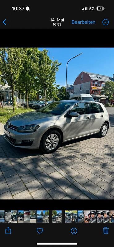 Silber Gebraucht 2015 VW Golf VII Kleinwagen | 7.800 € (Superpreis) - Bild 1/4
