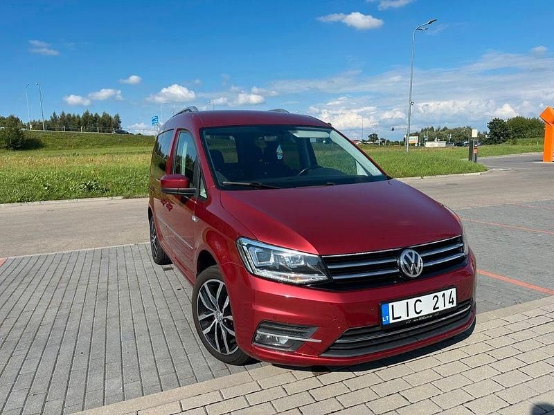 Rot Gebraucht 2016 VW Caddy Comfortline Van / Kleinbus | 12.400 € (Fairer Preis) - Bild 1/4