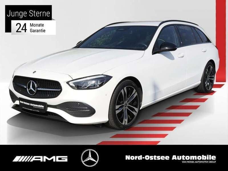 Unilack polarweiß Gebraucht 2022 Mercedes C220 Avantgarde Kombi | 35.790 € (Fairer Preis) - Bild 1/2