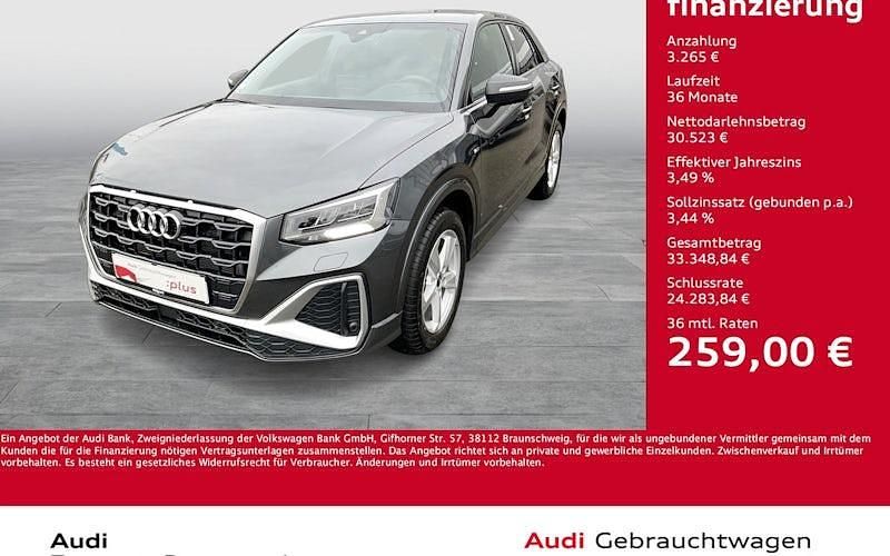 Grau Gebraucht 2025 Audi Q2 S-Line SUV | 33.788 € (Etwas zu teuer) - Bild 1/4