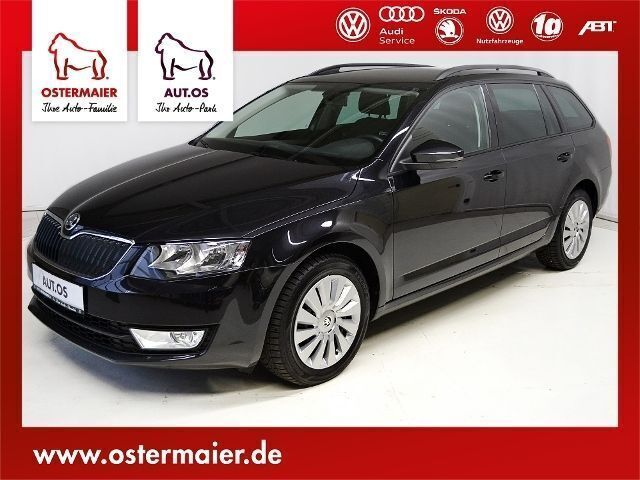 Schwarz metallic Gebraucht 2016 Skoda Octavia Ambition Kombi | 19.960 € (Teuer) - Bild 1/4