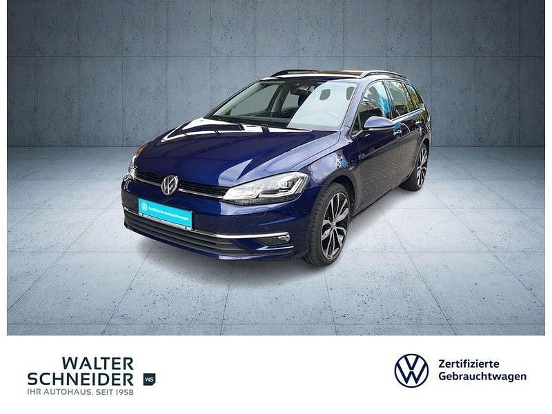 Blau Gebraucht 2020 VW Golf VII Comfortline Kombi | 18.450 € (Guter Preis) - Bild 1/4
