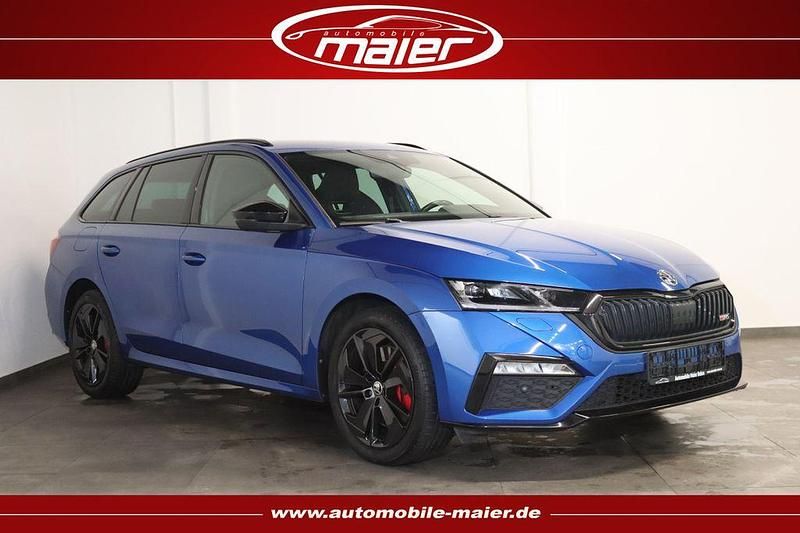 Raceblau metallic Gebraucht 2021 Skoda Octavia RS Kombi | 22.900 € (Fairer Preis) - Bild 1/4