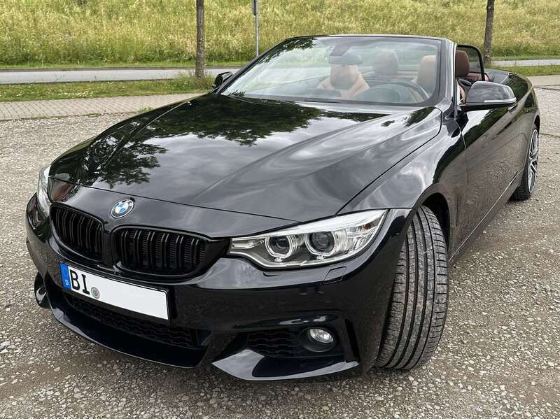 Schwarz Gebraucht 2016 BMW 435 M Sport Cabrio | 29.490 € (Guter Preis) - Bild 1/4
