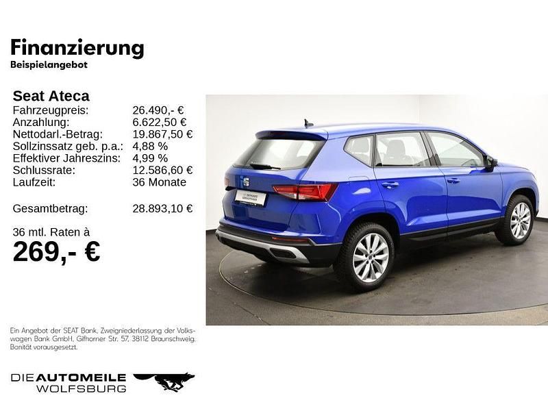 Gebraucht Seat Ateca Style 150 PS (110 kW) 2023 "energy" blau SUV