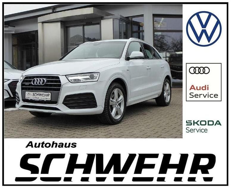 Gebraucht Audi Q3 S-Line 150 PS (110 kW) 2018 Gletscherweiß metallic SUV