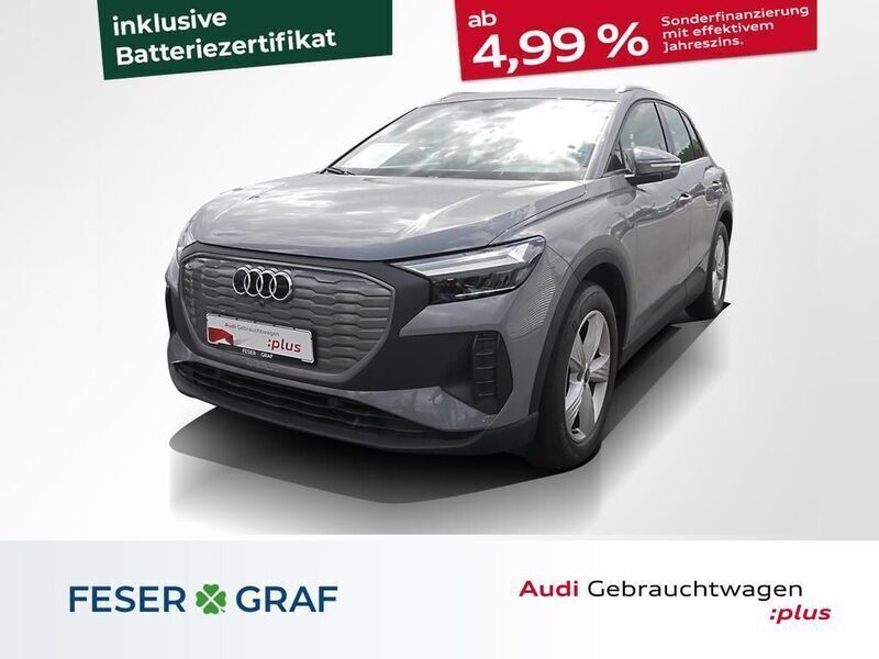 Kieselgrau Gebraucht 2022 Audi Q4 e-tron Comfort SUV | 27.650 € (Superpreis) - Bild 1/4