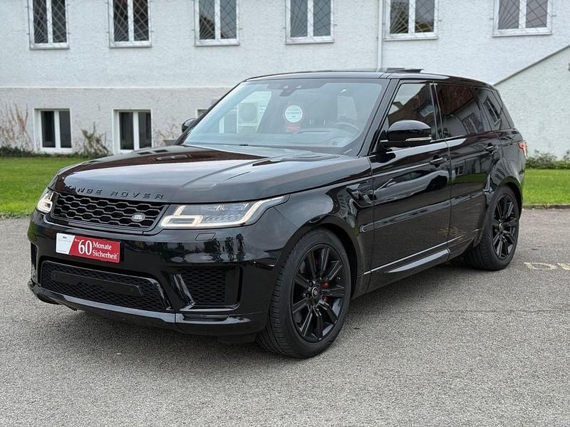 Schwarz Gebraucht 2021 Land Rover Range Rover Sport Dynamic SUV | 53.700 € (Fairer Preis) - Bild 1/4
