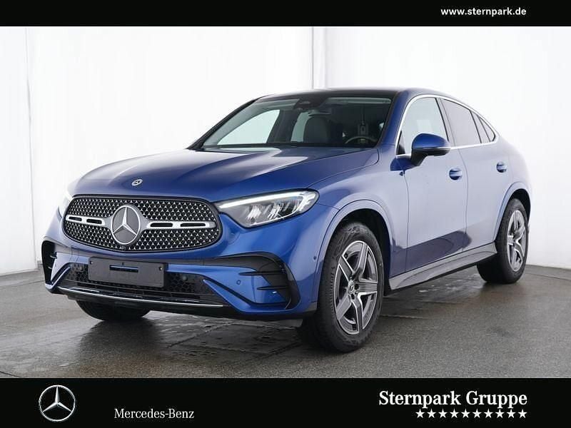 Lack spektralblau Gebraucht 2024 Mercedes GLC220 AMG Coupé | 60.350 € (Guter Preis) - Bild 1/4