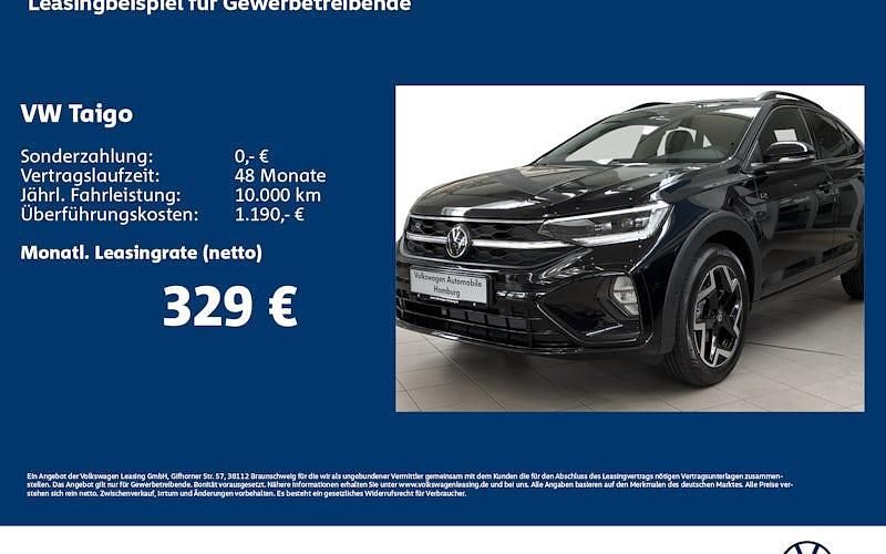 Schwarz Neu 2025 VW Taigo R-line SUV | 33.289 € (Teuer) - Bild 1/4